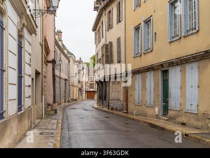 Impressione di Troyes, un comune e la capitale del dipartimento di Aube nella regione Grand Est della Francia nord-orientale. Foto Stock