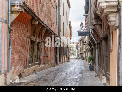 Impressione di Troyes, un comune e la capitale del dipartimento di Aube nella regione Grand Est della Francia nord-orientale. Foto Stock