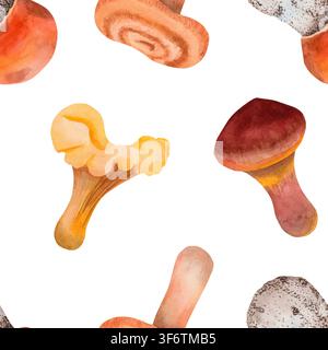 Illustrazione botanica di bacche di rosa in acquerello Foto Stock