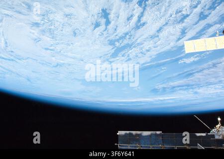 Osservazioni della Terra da parte dell'equipaggio della STS-130 durante il programma dello Space Shuttle. Foto Stock