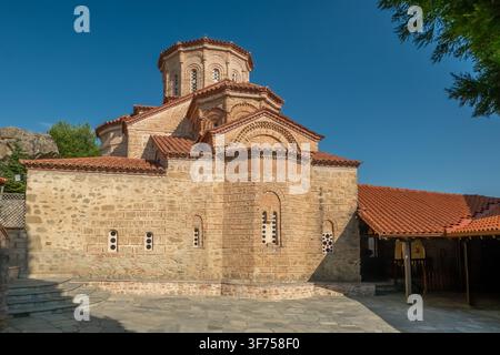 La Santa Chiesa della Trasfigurazione al Grande Monastero di Meteora, Meteora, Grecia Foto Stock