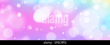 Sfondo per social media con grande bokeh e glitter vibrante Illustrazione Vettoriale