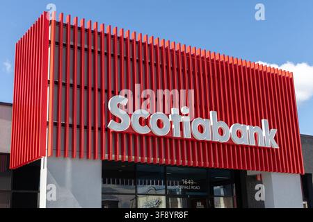 Ottawa, Canada – 30 luglio 2026: filiale della banca Scotiabank Foto Stock