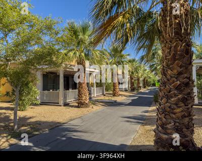 Cottage, Ranch a Death Valley, California. Foto Stock