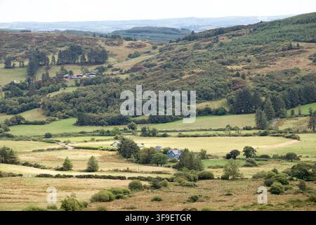 Monti Derrynasaggart Derry Na Saggart Contea di Kerry Eire Irlanda Foto Stock