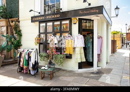 Cherry Picked Vintage Store a Chelsea Foto Stock