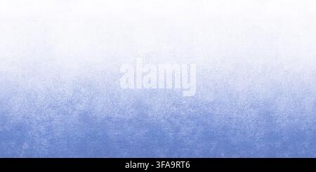 Modello senza cuciture, bordo orizzontale. Sfondo acquerellato astratto. Azzurro chiaro, azzurro. Disegnato a mano. Per stampa, stampe, prodotti, materiali stampati Foto Stock