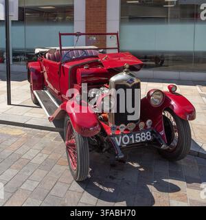 Un'auto classica Riley 9 MkIV Tourer del 1929 Foto Stock