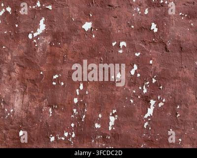 Texture di muro crepato. Texture di muro crepato dipinto vecchio Foto Stock