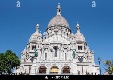 Sacre Cour, Parigi, Francia. Credit: Andrea Pinna Foto Stock