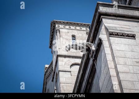Sacre Cour, Parigi, Francia. Credit: Andrea Pinna Foto Stock