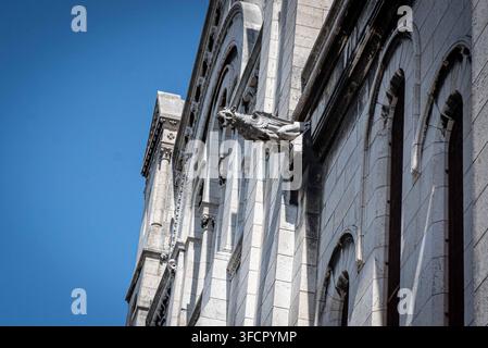 Sacre Cour, Parigi, Francia. Credit: Andrea Pinna Foto Stock