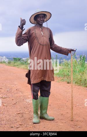 Ritratto di un agricoltore o allevatore Foto Stock