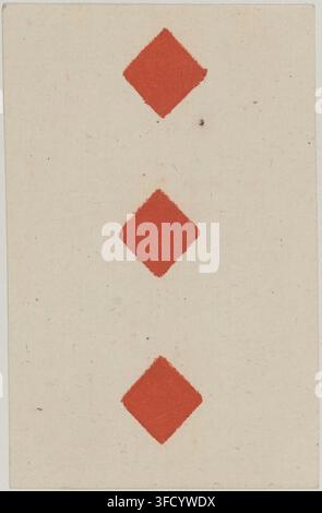 Un'incisione dalla serie "Jeu de cartes au portrait officiel à une tête de 1816, avec enveloppe" di Nicolas-Marie Gatteaux, un incisore francese, 1816. Foto Stock