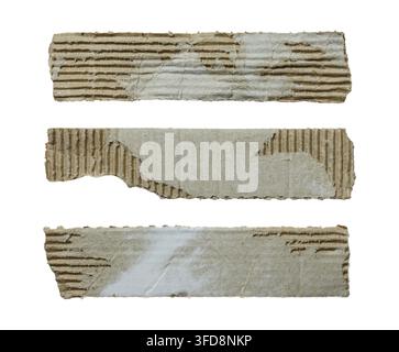 Texture di carta marrone riciclata per elementi di design e sfondi Foto Stock