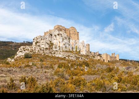 Castello di Loarre, Loarre, La Hoya, Huesca, Spagna Foto Stock