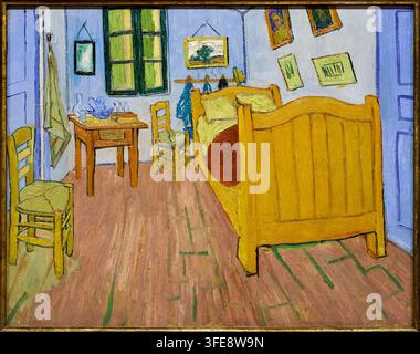 La Camera da letto, 1888, Vincent van Gogh (Zundert 1853 – Auvers-sur-Oise 1890), Museo Van Gogh, Amsterdam, Paesi Bassi Foto Stock