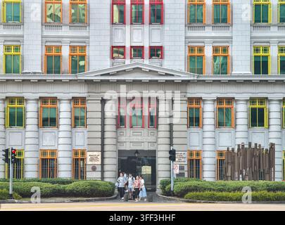 storia stazione di polizia di Old Hill Street situata su Hill Street a Singapore Foto Stock