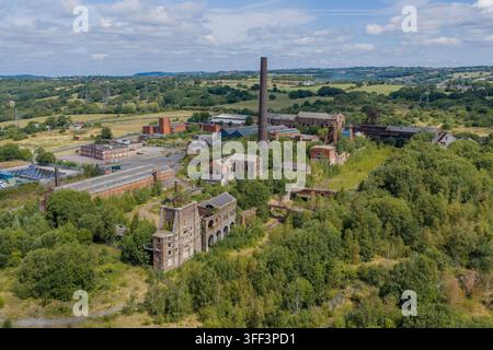 Miniera di Chatterley Whitfield a Stoke-on-Trent, una ex miniera di carbone abbandonata e sito di patrimonio industriale conservato. Foto Stock