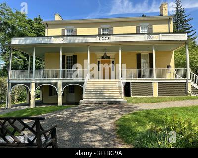 Edificio principale, Thomas Cole National Historic Site, Catskill, Contea di Greene, New York, Stati Uniti Foto Stock