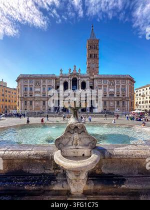 Basilica di Santa Maria Maggiore – la tomba di Papa Francesco Foto Stock