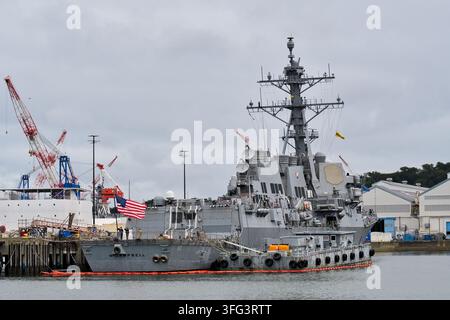 United States Navy USS McCampbell (DDG-85) cacciatorpediniere lanciamissili di classe Arleigh Burke Foto Stock