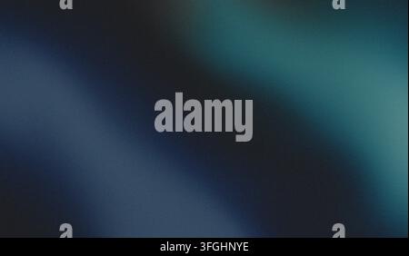 Questa fotografia raffigura uno sfondo sfocato con sfumature di blu verde e blu marino. L'immagine ha una qualità morbida e diffusa con transizioni di colore sottili Foto Stock
