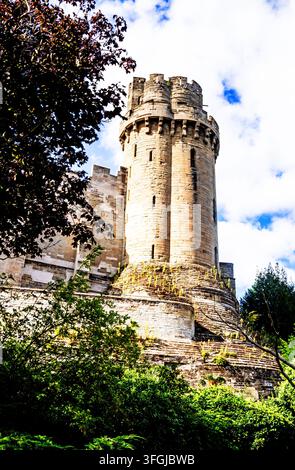 Il Castello di Warwick, Warwick, Warwickshire, Inghilterra Foto Stock