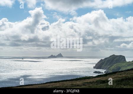 Isola dei puffin e isole Skellig, Kerry Foto Stock