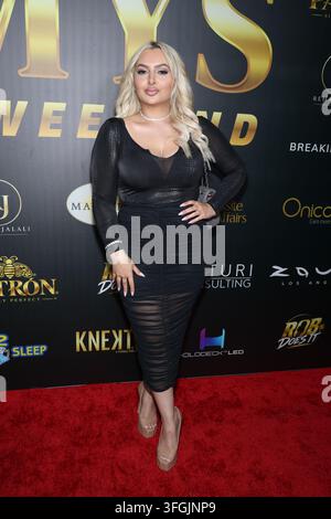 Los Angeles, California, USA. 12 settembre 2026. Compleanno di Emily Azizi Rehan Jalali e celebrazione del weekend degli Emmys allo Zouk LA Nightclub a Los Angeles, California il 12 settembre 2026. Credit: Sheri Determan Credit: Sheri Determan/Alamy Live News Foto Stock