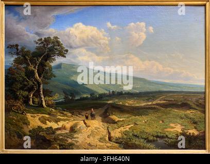 Nelle Ardenne, Jean Baptiste Kindermans (Anversa 1821 - Elsene 1876), KMSKA, Museo reale delle belle arti, Anversa, Belgio Foto Stock