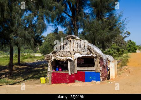 Madagascar - Taolagnaro, case della città Foto Stock