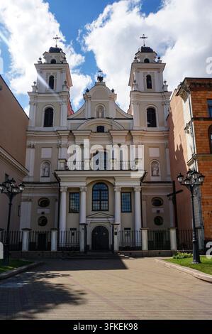 La principale chiesa cattolica del Santissimo Nome di Maria a Minsk, Bielorussia. Foto Stock