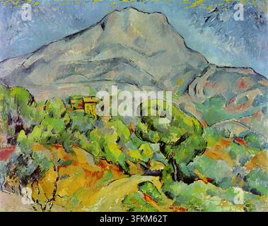 Via della Montagna Sainte-Victoire, 1898-1902. Foto Stock