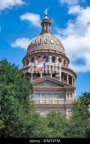 Austin, Texas - 14 settembre 2026: Esterno del campidoglio dello stato del Texas ad Austin, Texas Foto Stock