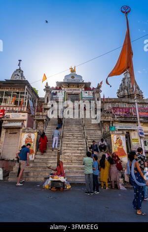 Tempio Jagdish a Udaipur, Rajasthan — Tempio indù storico e architettura indo-arica Foto Stock