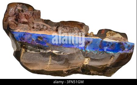 L'opale è una forma amorfa idratata di silice, generalmente rappresentata dalla formula SiO₂·nH₂O. Quilpie, nel sud-ovest del Queensland. Foto Stock