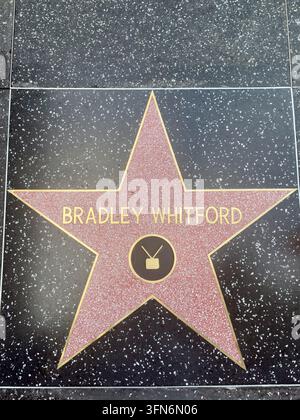 Stella di Bradley Whitford nella categoria Televisione alla sua dedica sul Hollywood Walk of Fame, 6104 Hollywood Boulevard, Hollywood, Los Angeles, California, USA, il 30 settembre 2026. Credit: Sharon Graphics/Alamy Live News Foto Stock
