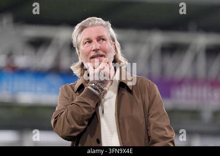 Foto d’archivio datata 31/10/25 di Robbie Savage. Robbie Savage è stato confermato come nuovo manager della squadra di League One in difficoltà Peterborough. Data di pubblicazione: venerdì 2 ottobre 2026. Foto Stock