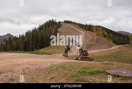 Stazione sciistica di Telluride in estate Foto Stock