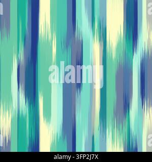 Modello verde menta disegnato a mano senza cuciture per stampa tessile murale moderna alla moda Foto Stock