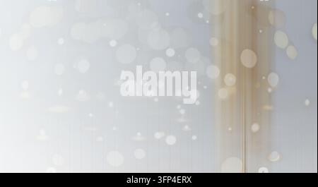Sfondo astratto minimalista con bokeh di luce sfocata, Foto Stock