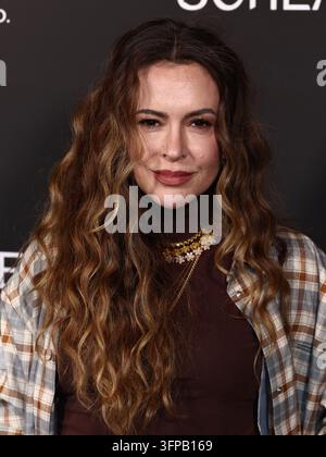 Hollywood, Stati Uniti. 6 ottobre 2026. Alyssa Milano al 26° Festival annuale del film horror Screamfest - Serata di apertura - Prima mondiale di "The Night Driver" di Jeremy Weiss tenutasi al TCL Chinese 6 Theatres di Ovation Hollywood il 6 ottobre 2026 a Hollywood, Los Angeles, California, Stati Uniti. (Foto di Xavier Collin/Image Press Agency) Credit: Image Press Agency/Alamy Live News Foto Stock