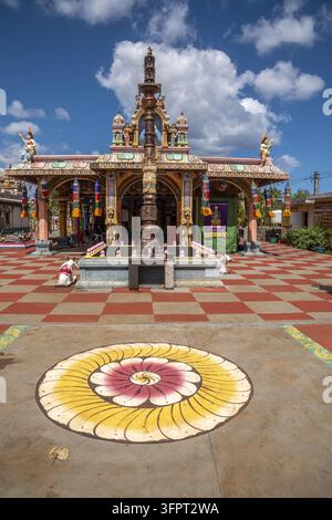 Tempio indù Sri Krishna Draupathi Kovil, Mauritius Foto Stock