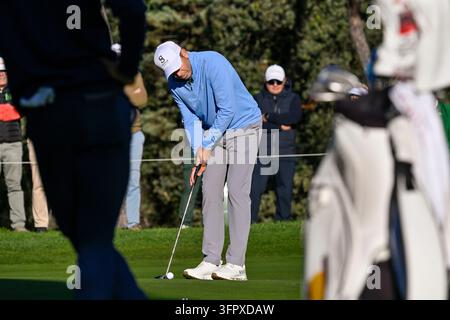 Madrid, Madrid, Spagna. 9 ott., 2026. SERGIO GARCIA, Spagna durante l'Open di Spagna presentato da Madrid al Club de Campo Villa de Madrid il 09 ottobre 2026 a Madrid, Spagna. (Credit Immagine: © Oscar Manuel Sanchez/ZUMA Press Wire) USO REDAZIONALE SOLO! Non per USO COMMERCIALE! Foto Stock