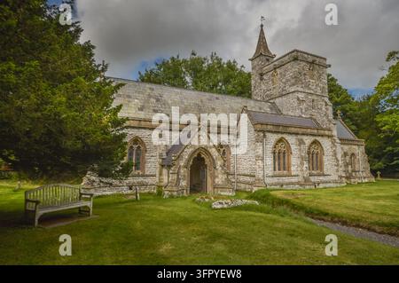 Chiesa di Santa Maria la Vergine - Kingston Deverill, Wiltshire, Inghilterra Foto Stock