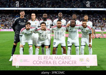 Foto di squadra del Real Madrid CF durante la partita LaLiga EA Sports tra Real Madrid CF e Villarreal allo stadio Bernabeu il 10 ottobre 2026 a Madrid, Spagna.  -  20/09/2026  -  Spagna / Madrid / Madrid - LGM / Le Pictorium Foto Stock