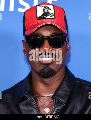 West Hollywood, Stati Uniti. 11 ott., 2026. WEST HOLLYWOOD, LOS ANGELES, CALIFORNIA, USA - 10 OTTOBRE: Terrell Carter arriva alla 2a celebrazione annuale della Giornata nazionale PrEP di MISTR tenutasi all'Abbey Food and Bar il 10 ottobre 2026 a West Hollywood, Los Angeles, California, Stati Uniti. (Foto di Xavier Collin/Image Press Agency) Credit: Image Press Agency/Alamy Live News Foto Stock