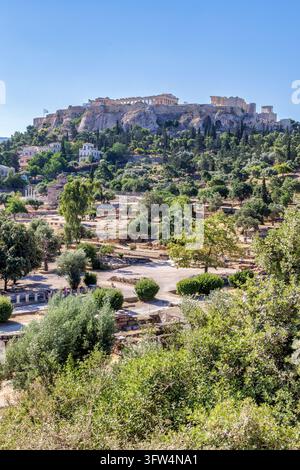 Antica Agorà di Atene, Grecia Foto Stock
