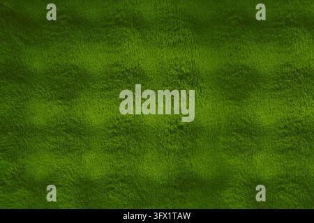 Comoda texture in finta pelliccia verde brillante Foto Stock